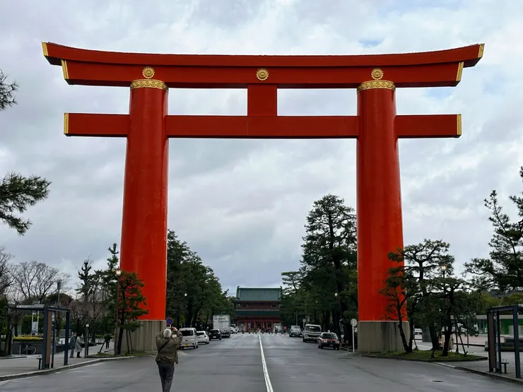 平安神宮的大鳥居