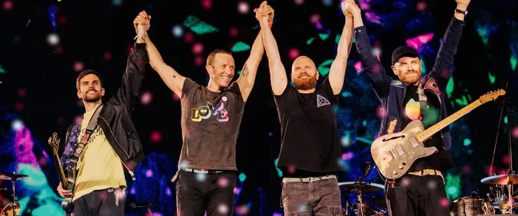 近期來台灣高雄開唱的Coldplay