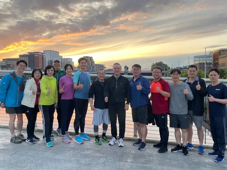 每天早晨06:00國防團隊晨跑