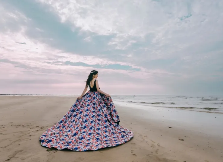 第一次拍攝，亂入姊妹寫真。等待照片期間最喜歡這張。