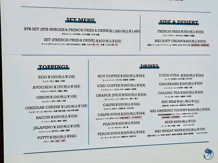 店家精美的中文翻譯