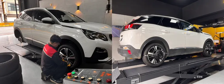 寶獅｜105,000公里，普利司通 ALENZA LX100 