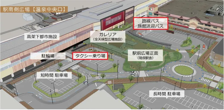 加賀溫泉站從新幹線通車以來，工程也幾乎都結束