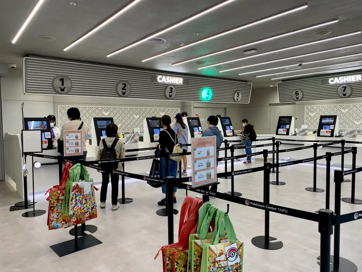結帳櫃檯。