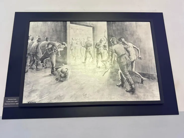 囚犯經常受到沒來由地毒打，只因為納粹軍官高興