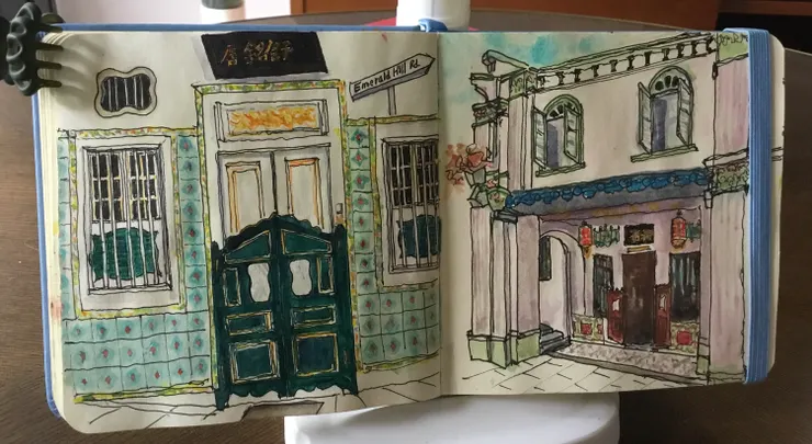 美麗的娘惹文化瓷磚