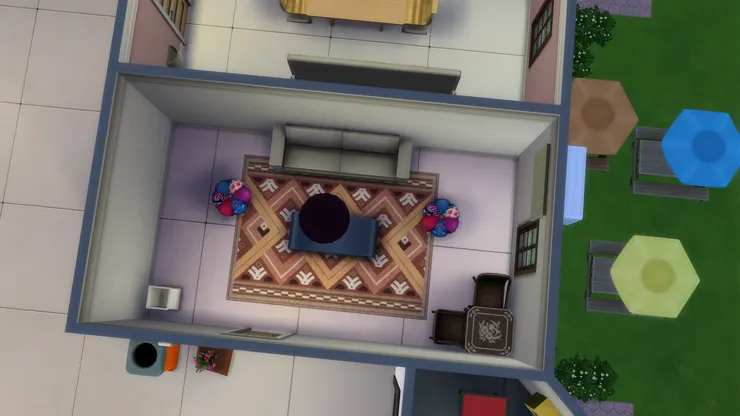 看平面圖得知這是個不算大的房間。