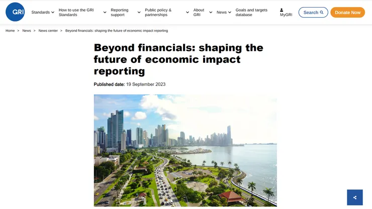 GRI 即將更新與經濟議題相關的主題準則，資料來源：GRI