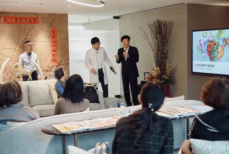 ▲基地內規劃生活美學區、社交聚樂區與健康諮詢區，提供花藝、香氛及健康講座等多元活動。