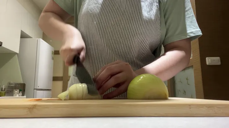 洋蔥切小塊