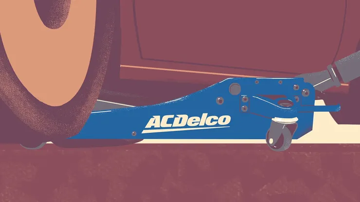 我們用動畫介紹 ACDelco 所推出的汽車千斤頂的功能特色。圖片來源：寓寓動畫
