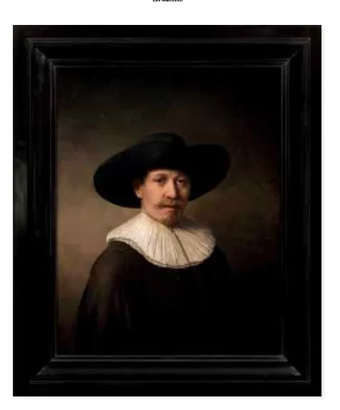 "The Next Rembrandt" AI 創作