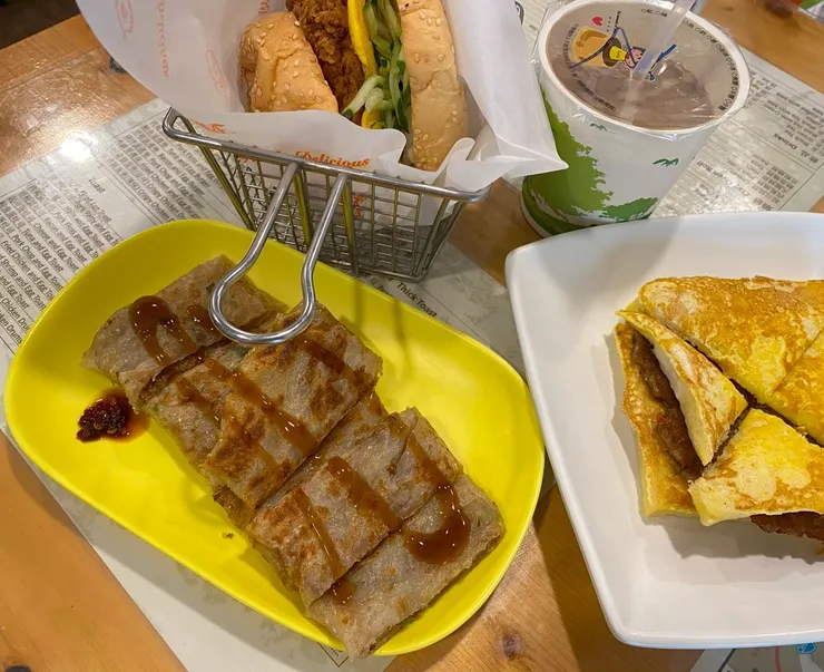 民宿附近的早午餐