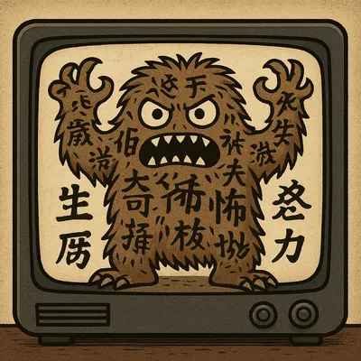 中文怪物看起來很討人厭