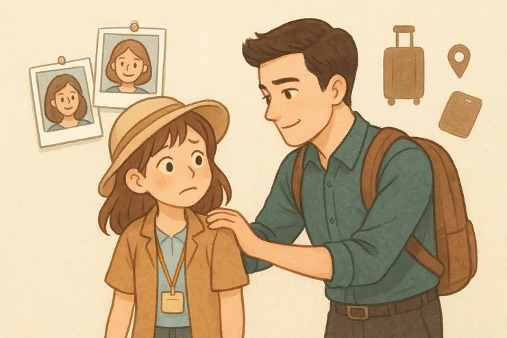 拍大頭貼失誤事件(連拍失敗)意象示意圖。〈本插圖示意圖由AI協助生成。〉