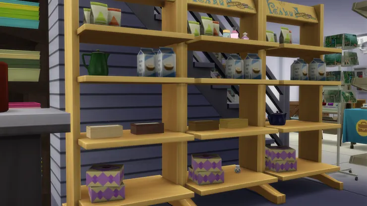 臨時貨架的位置也不固定，第二天便在其他位置，甚至消失了，所以手快有，手慢無。