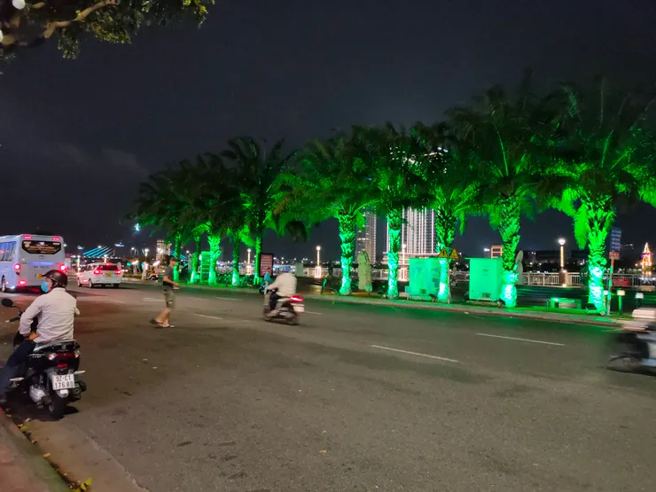 剛到峴港的夜景