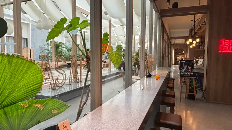 看不膩的中庭風景