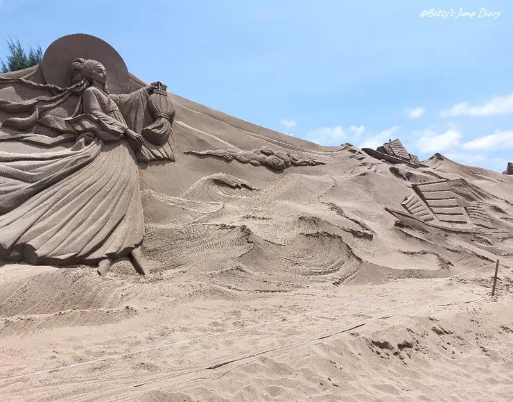 ▲2024苗栗通霄沙雕藝術節/圖片來源:Betty's Jump Diary