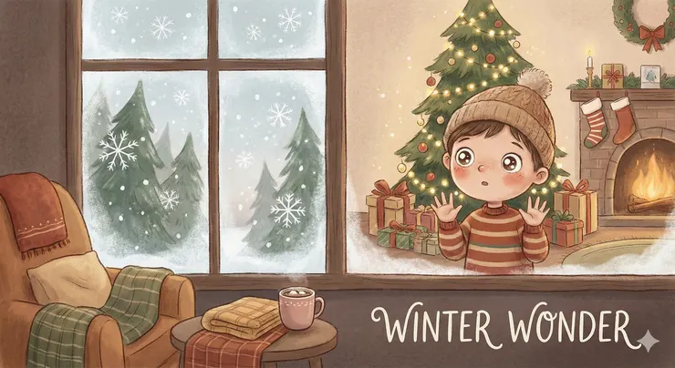 ✨ 孩子的眼睛總是比聖誕燈更亮，因為他們相信奇蹟真的會來。