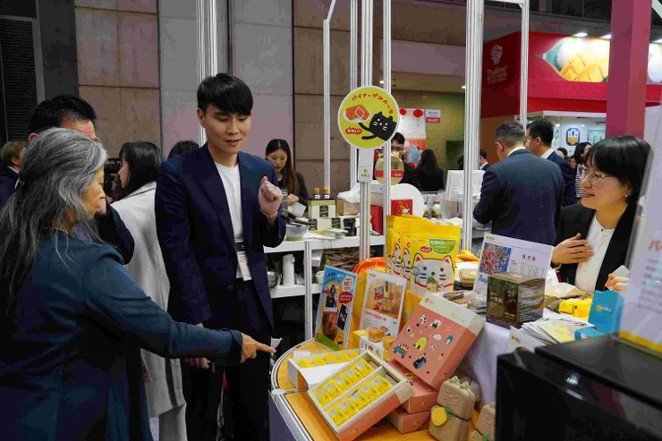 圖說：旺萊山多年來積極參與東京食品展，今年2026年度展會也不缺席，不僅強化與在地企業的聯繫與合作，更持續曝光台灣農產的國際能見度。（資料來源：旺萊山）