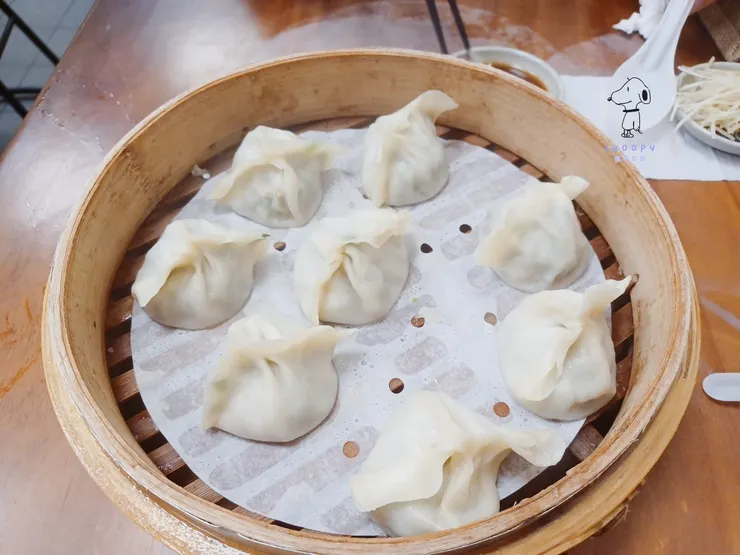 韭菜豬肉蒸餃8顆$90