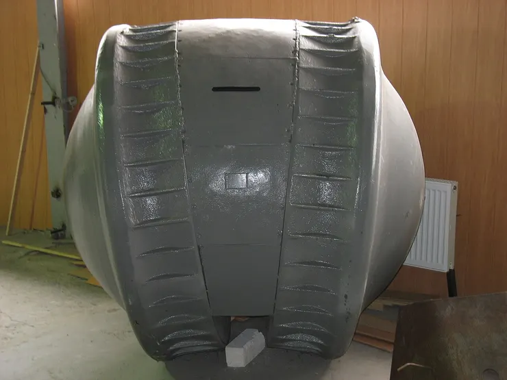 庫賓卡坦克博物館的Kugelpanzer,拍攝於2006年