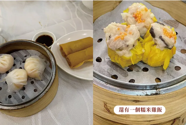 中午去的話好像有餐車可以自己拿點心,晚上沒有