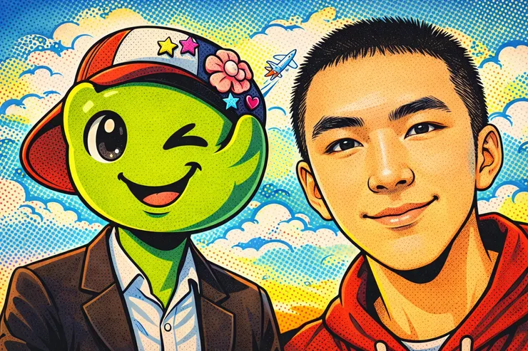 我和小芮的合照  (ChatGPT協作生成)