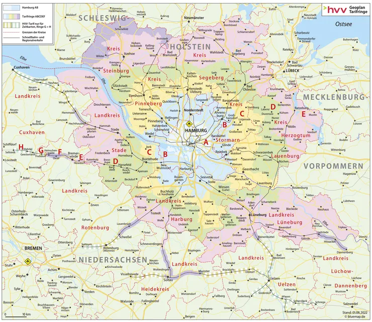 圖片來源：漢堡交通協會 (HVV)，於2025年8月15日檢索。