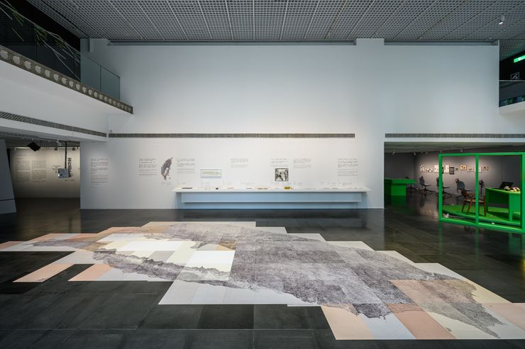 《雲在兩千米》展覽。／影像提供：北師美術館（攝影：王世邦 Anpis Wang）