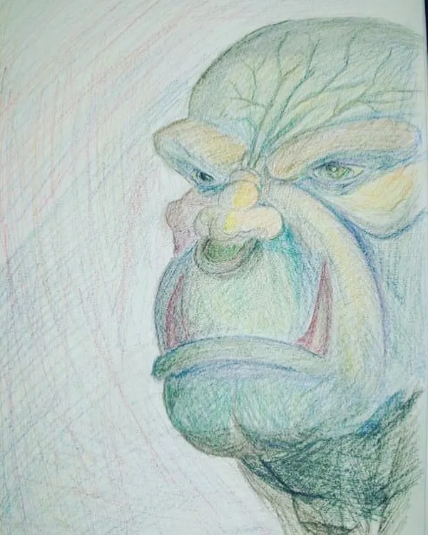 獸人-色鉛筆2019