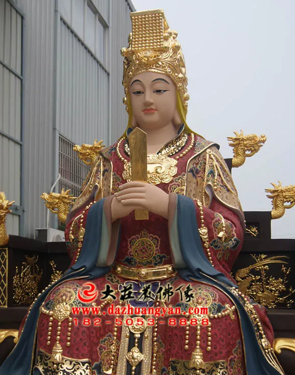 林九娘神像右側近照工廠現場實拍圖