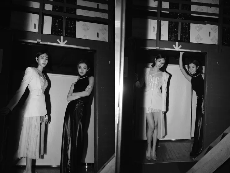 夏于喬(右)、詹子萱(左)，對《愛愛內含光》所探討的議題，也有各自的解讀。