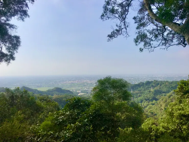 步道途中眺望彰化平原