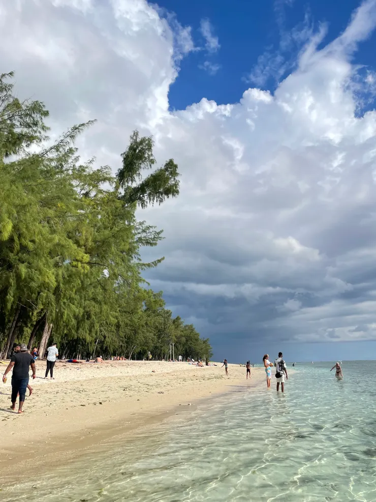 模里西斯Flic en flac區住宿附近的海灘