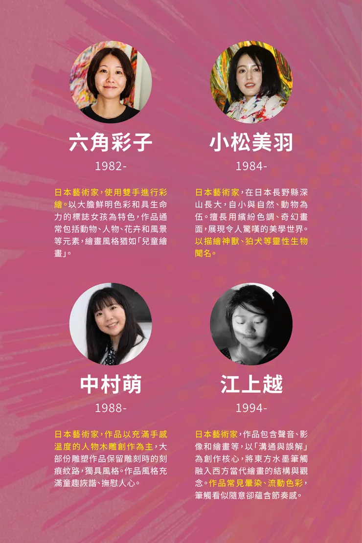 日本藝術家介紹-4(資料整理與製圖:邊境牧羊犬)