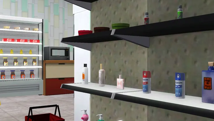 護膚品的瓶瓶罐罐。