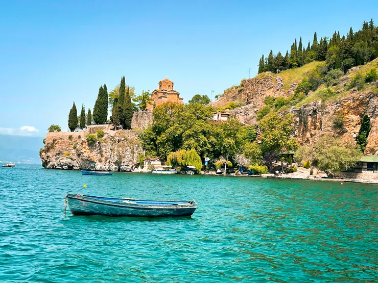 View of Ohrid Lake shot by Emma@ Ohrid ,Macedonia. 05 / 2024.