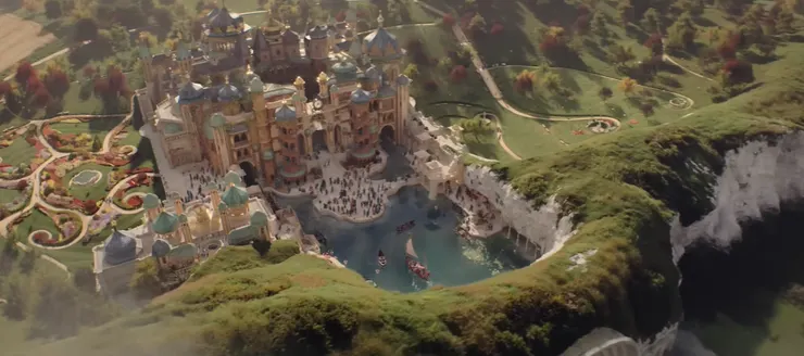 奧茲國的校園,華麗細節在畫面中一覽無遺。