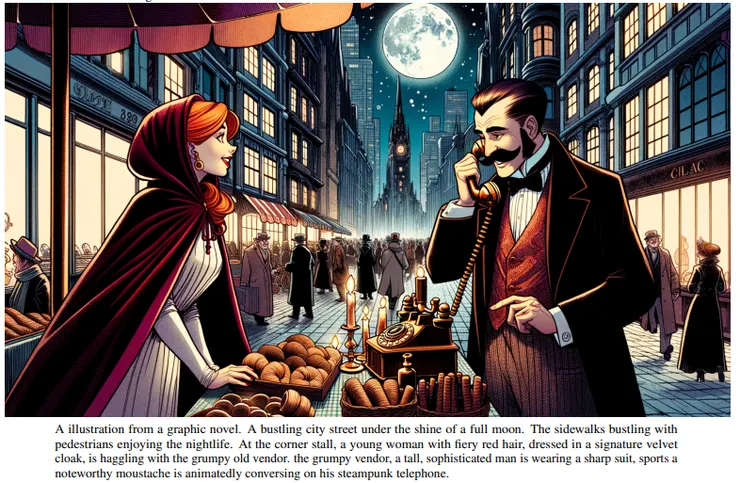 對細節的極致描述，產生出極致的生成影像結果