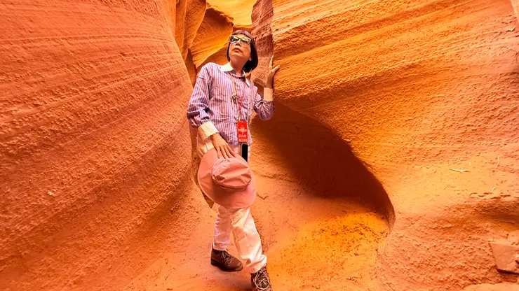 柔和的波浪型狀砂岩