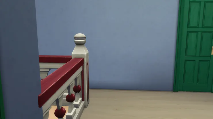 這麼花巧的樓梯圍欄也要常掃塵，但我都是走過便算...