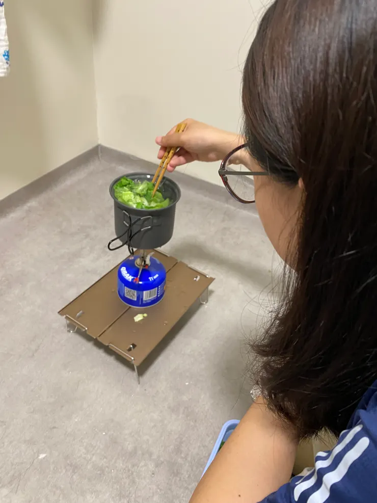 好久沒吃到燙青菜🥬