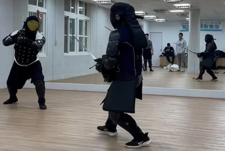 竹堡進行的義式長劍實戰訓練