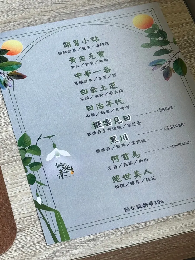 高雄蔬食餐廳【仙桃素】推薦給所有喜愛美食的人！精緻蔬食，顛覆