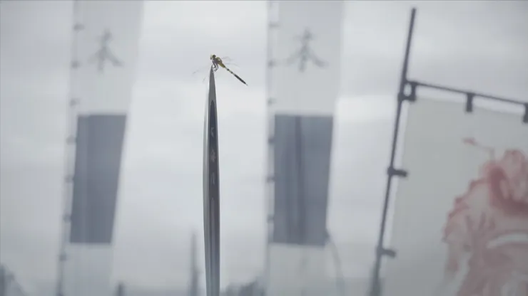 閃爍著噬血寒光的名槍「蜻蛉切」