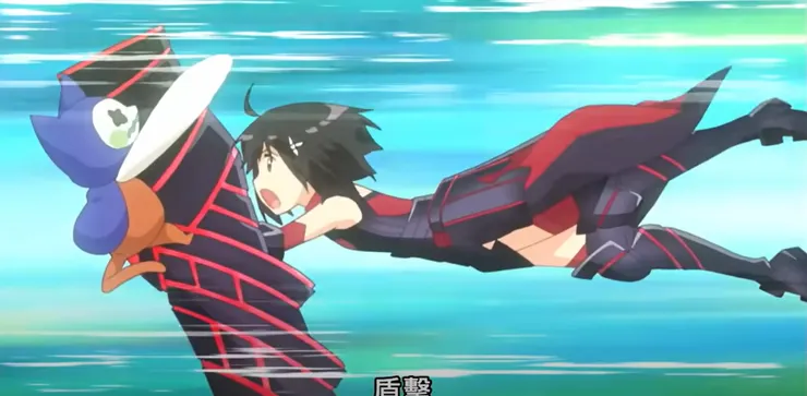 盾襲！出自《怕痛的我，把防禦力點滿就對了》第二話