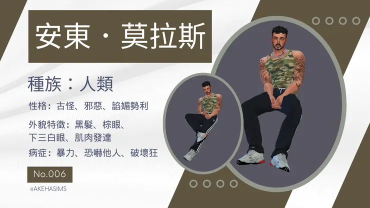 安東．莫拉斯的病歷照