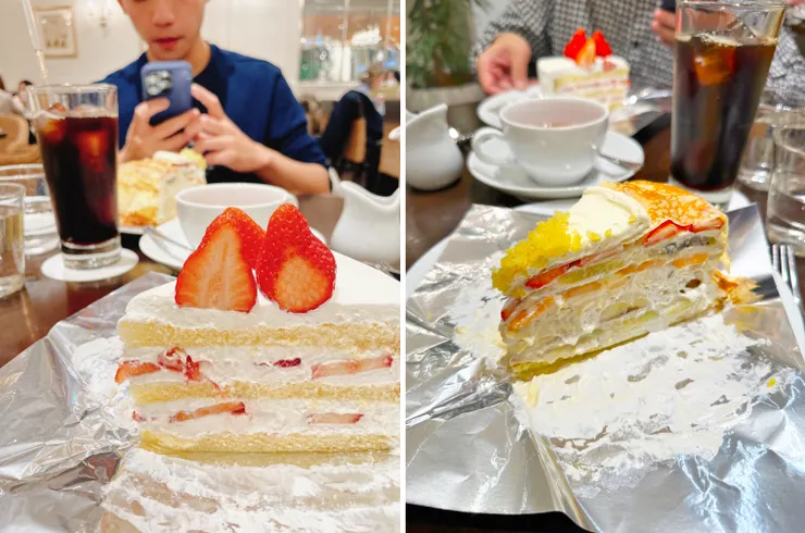 草莓跟水果的味道好香喔